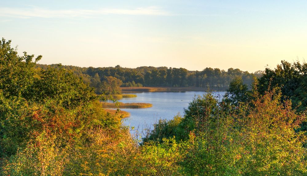 Herbstabend am Schaalsee bei Lassahn