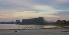 Herbstabend am Strand