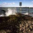 Herbstabend am Strand von Strande