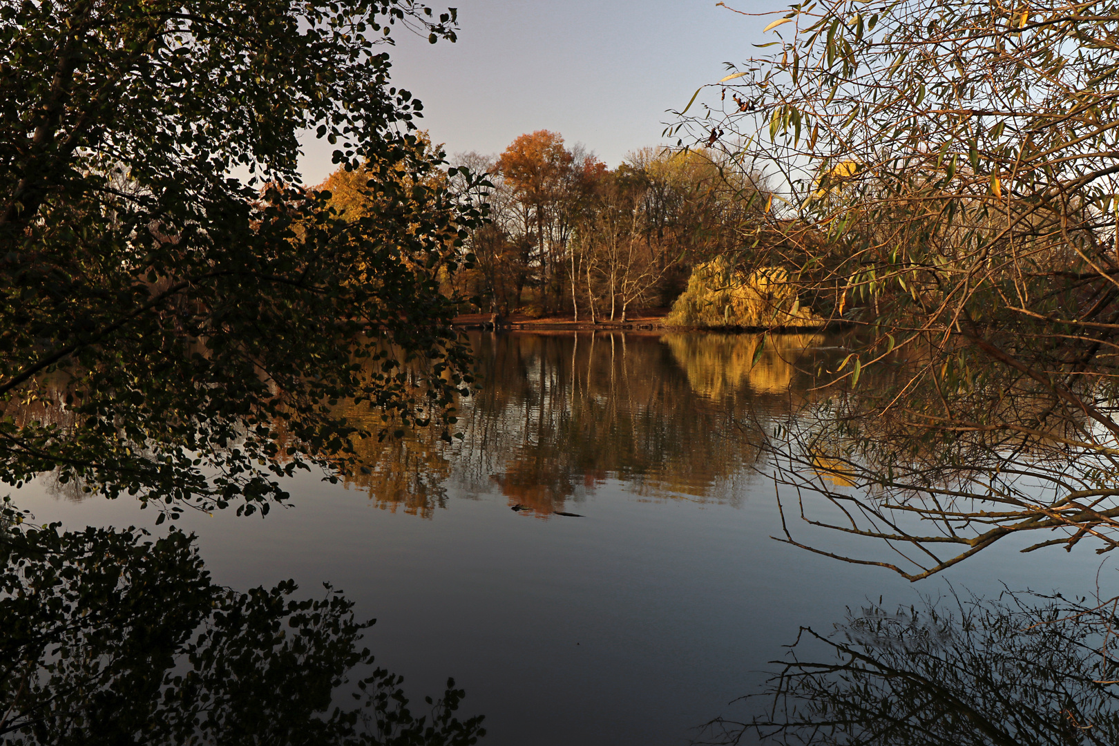 Herbstabend am Südteich