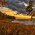 Herbstabend am Tollensesee