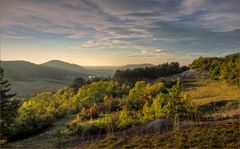 Herbstabend im Drei-Gleichen-Gebiet