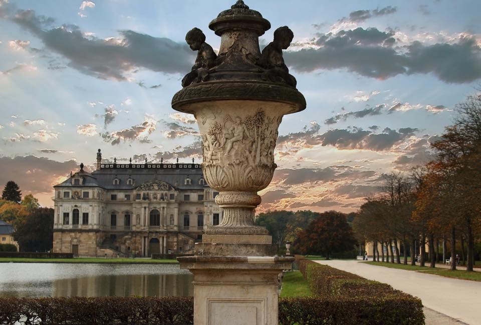 Herbstabend im Großen Garten (Dresden)