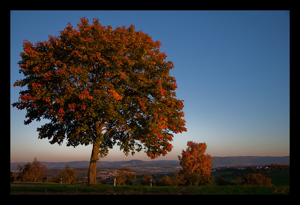 Herbstabend im Neckar-Alb-Kreis