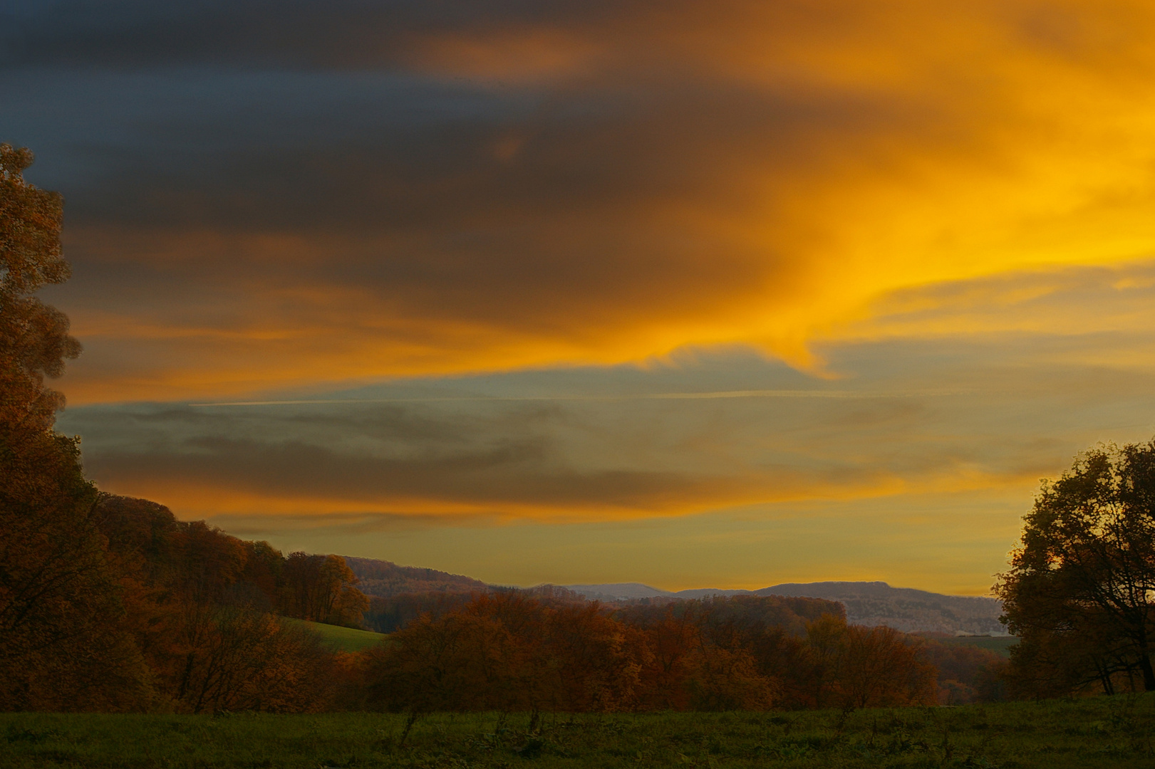 Herbstabend im Odenwald