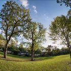 Herbstabend im Stadtpark