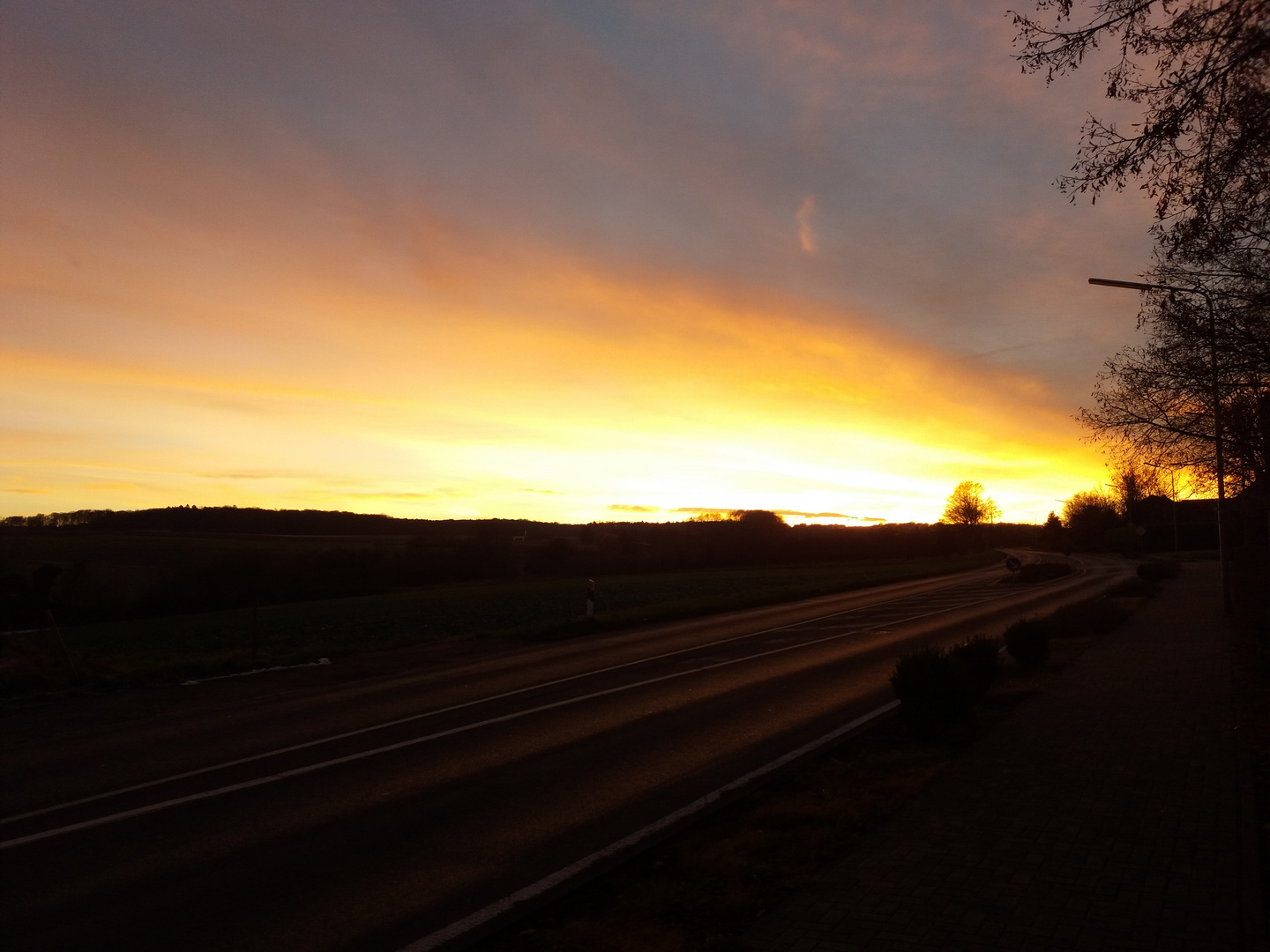 Herbstabend in der Grafschaft  1