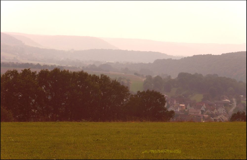 Herbstabend in der Vorrhön