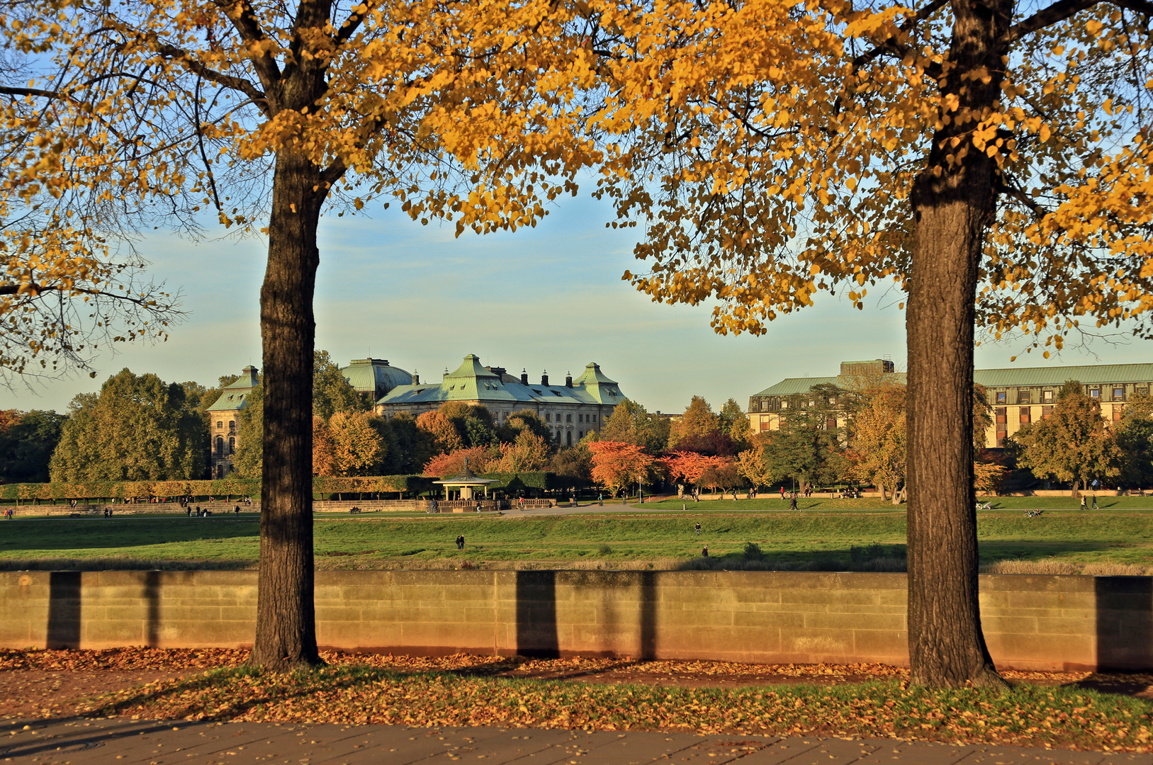 Herbstabend in Dresden