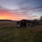 Herbstabend in Kalek (Erzgebirge)