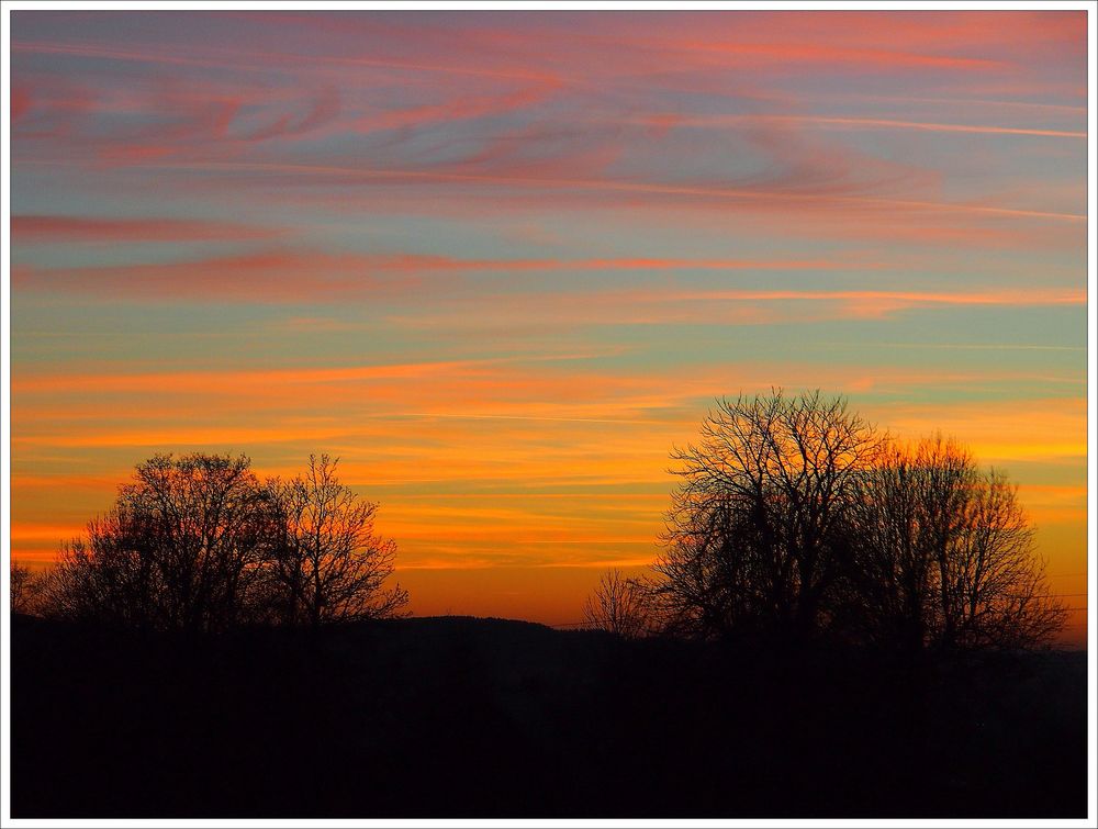 Herbstabend-Stimmung