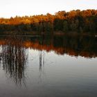 Herbstabendstimmung am See