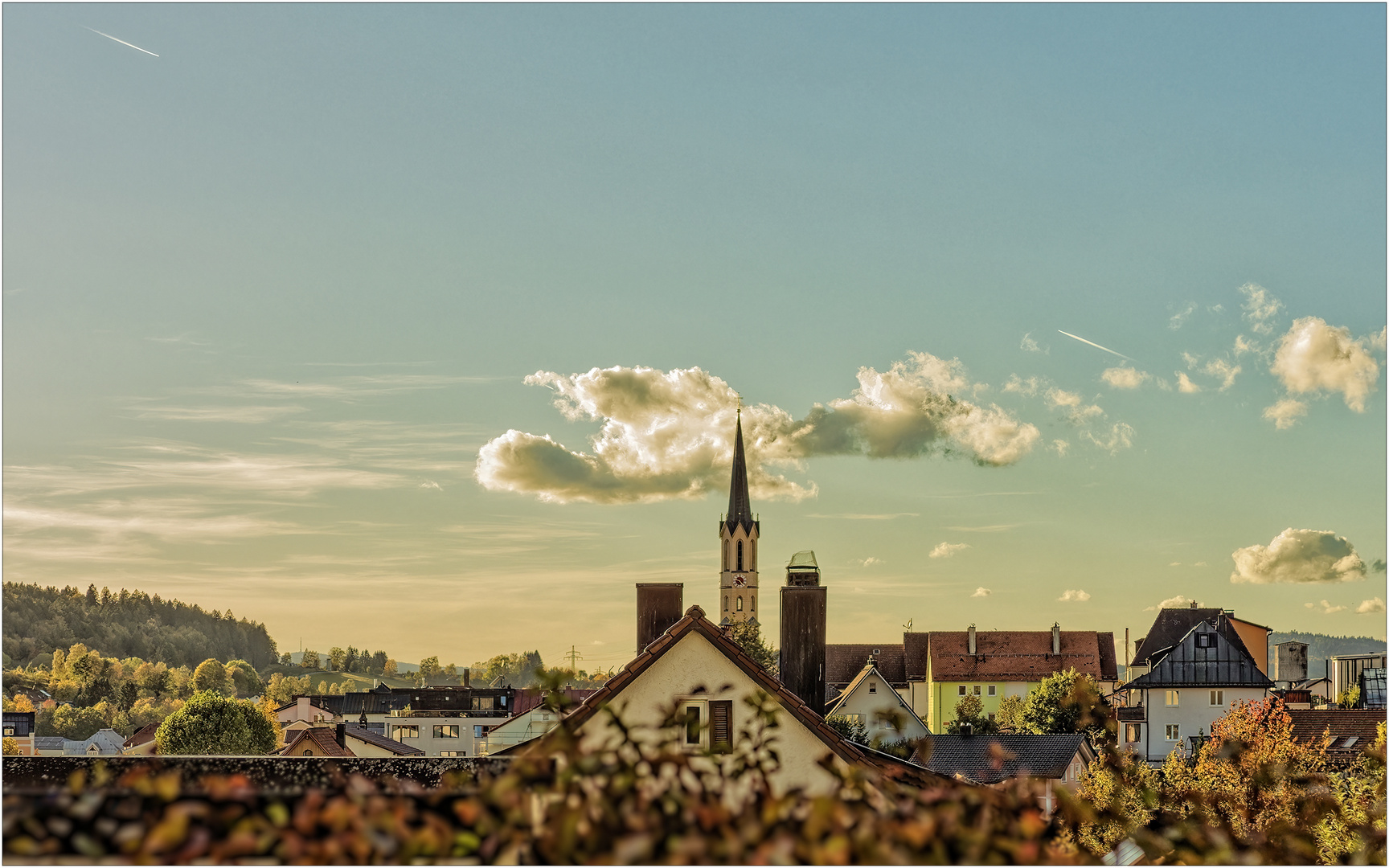 Herbstabendwölkchen …