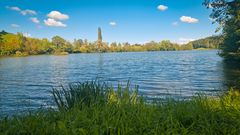 “Herbstanfang am Gübsensee: Wenn die Natur ihr buntes Kleid anzieht”