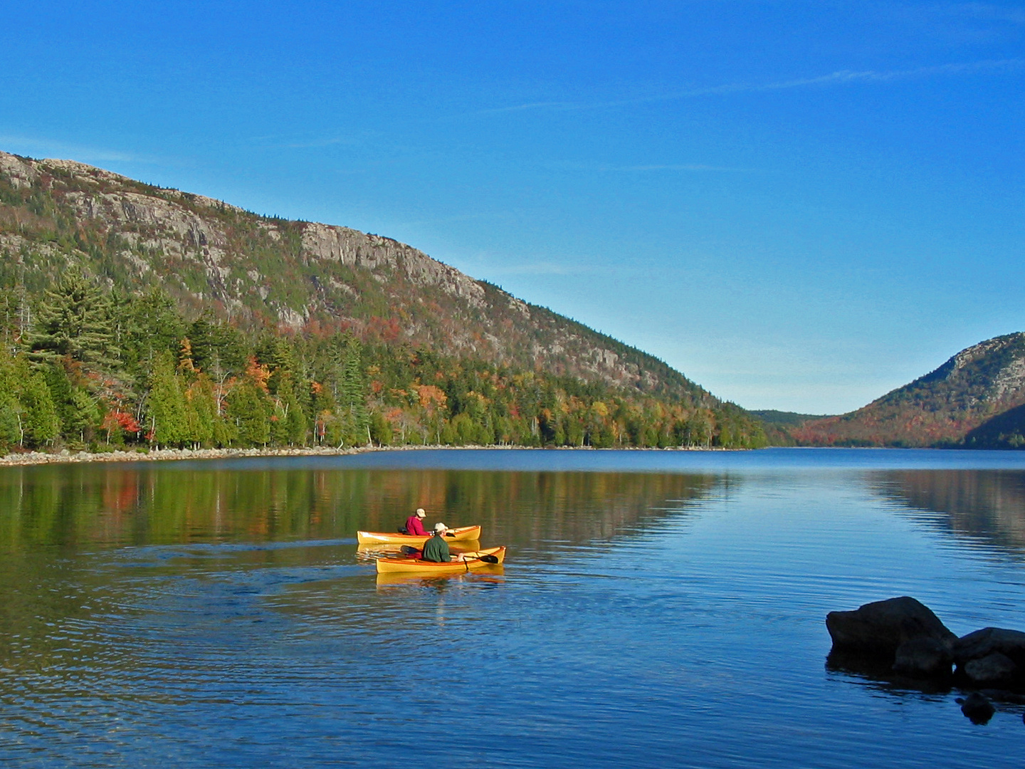 Herbstanfang im Acadia Nationalpark