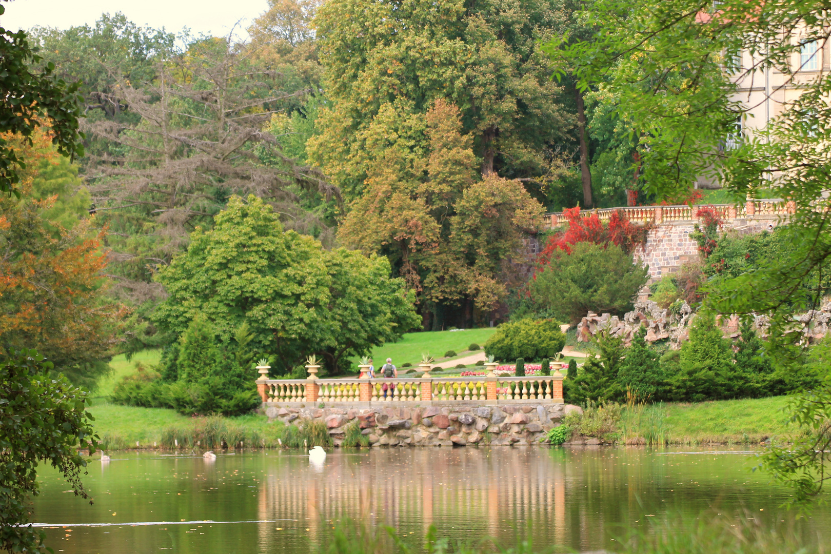 Herbstanfang im Wiesenburger Park