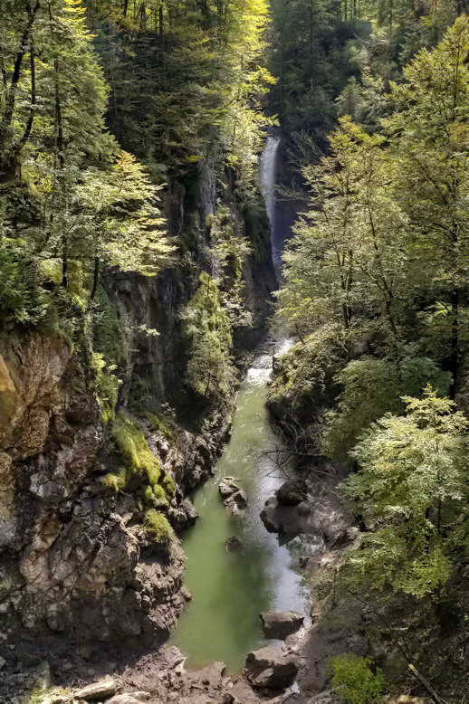 Herbstanfang in der Rappenlochschlucht