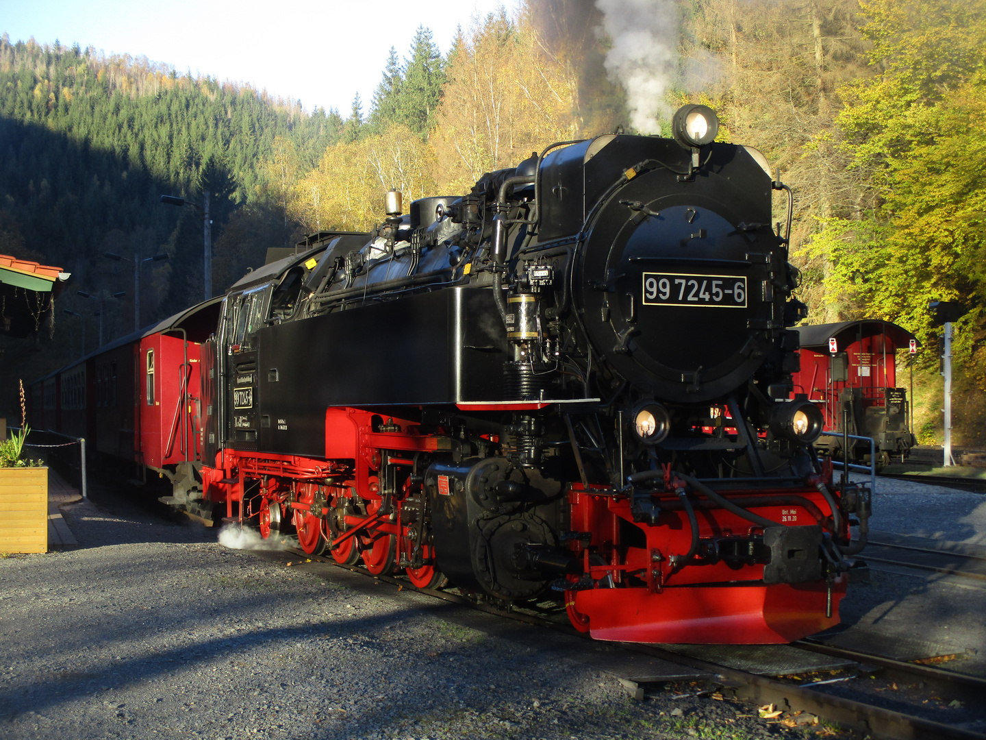 Herbstausflug mit der HSB nach Eisfelder Talmühle 1.