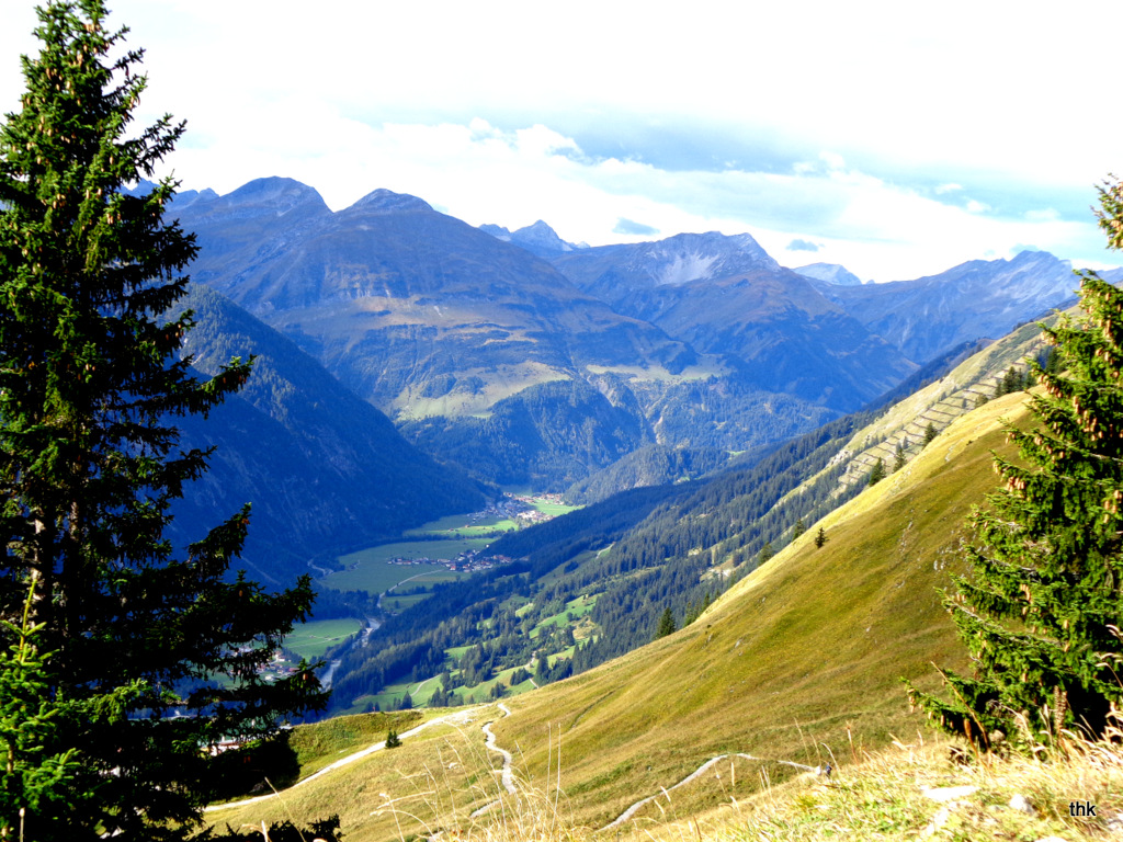 Herbstbeginn im  Lechtal, Tirol, Österreich