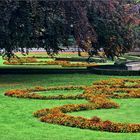 Herbstbeginn im Schloßpark von Krumau (Böhmen)