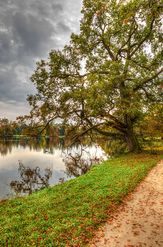 Herbstbeginn in den Gärten von Lednice