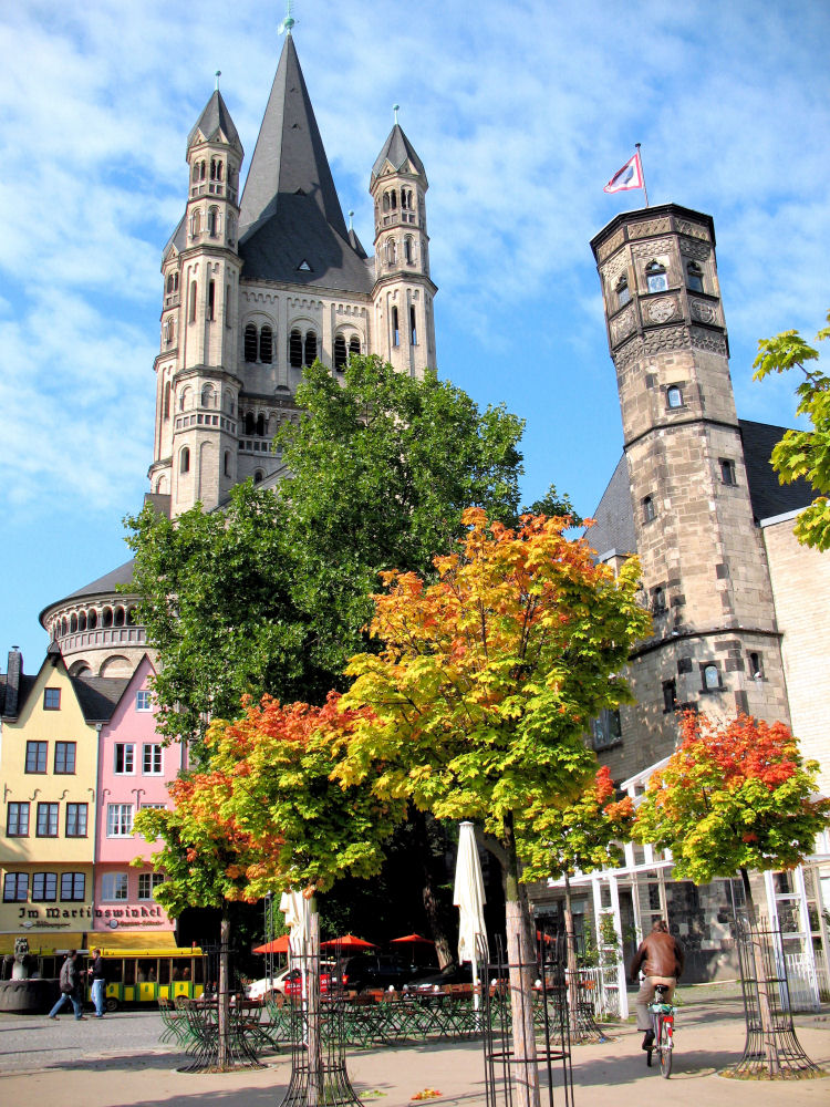 Herbstbeginn in der Kölner Altstadt