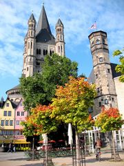 Herbstbeginn in der Kölner Altstadt