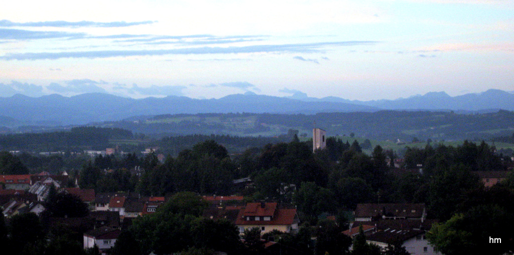 Herbstbeginn vom Balkon