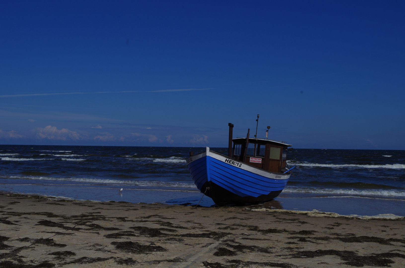 Herbstblau am Meer