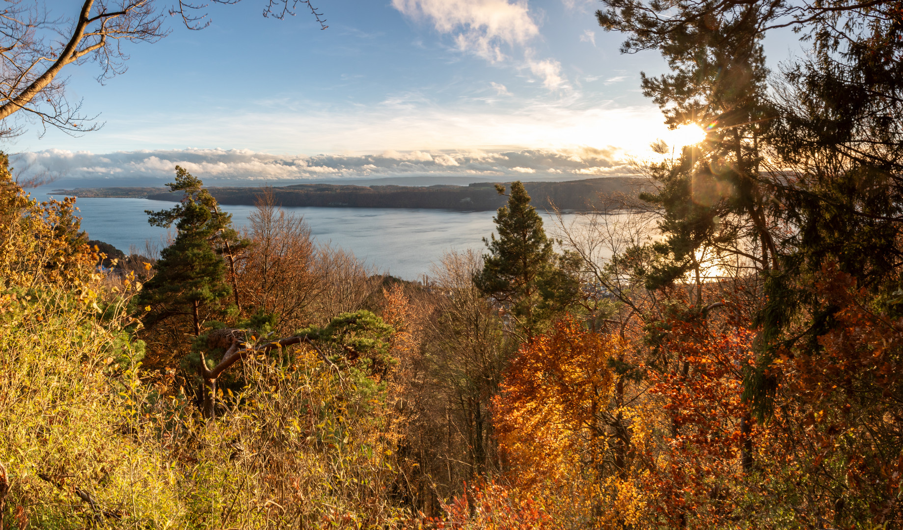 Herbstblick vom Sipplinger Berg