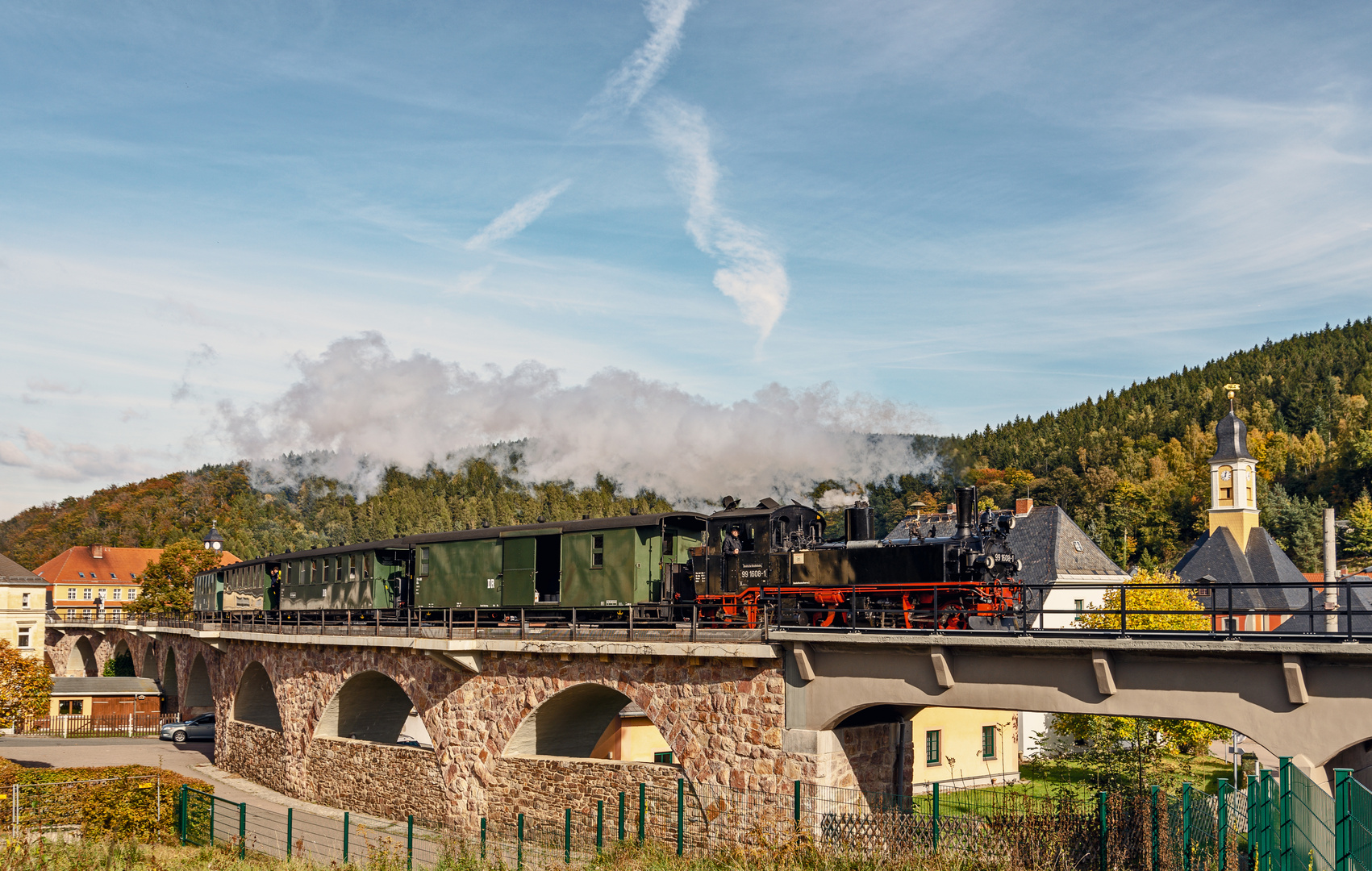 Herbstdampf bei der Weißeritztalbahn II