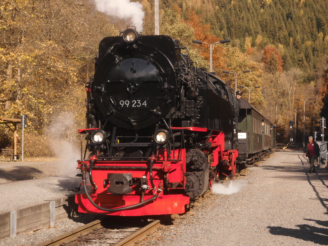 Herbstdampf im Harz 1.