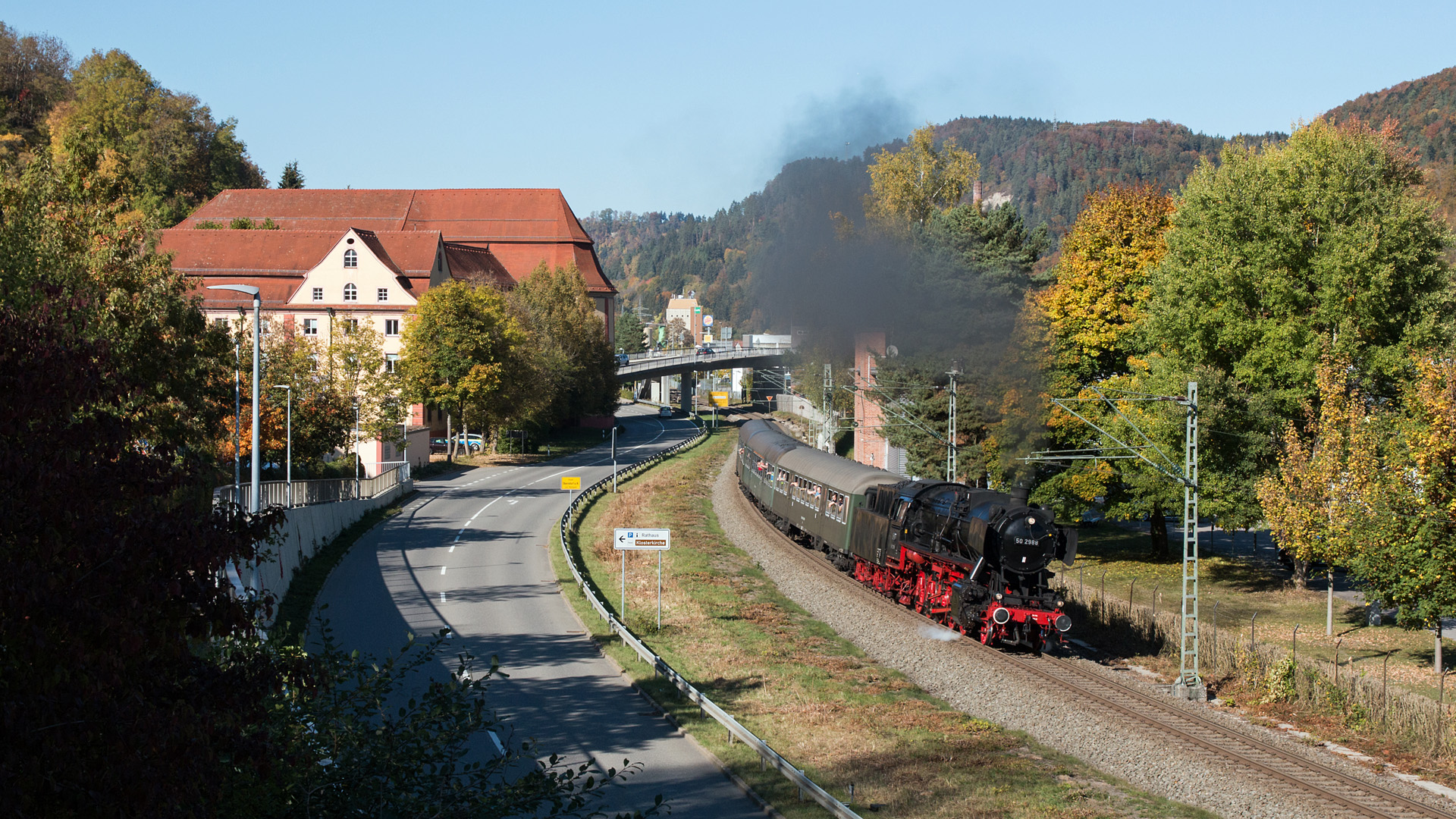 Herbstdampf im Neckartal