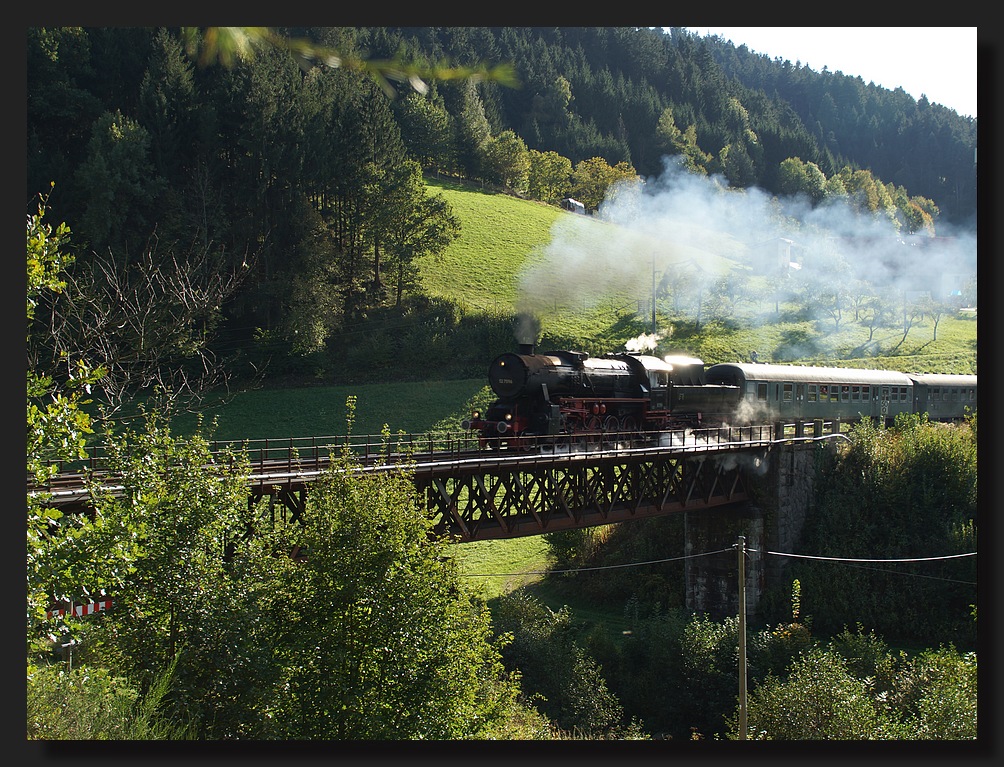 Herbstdampf im Schwarzwald