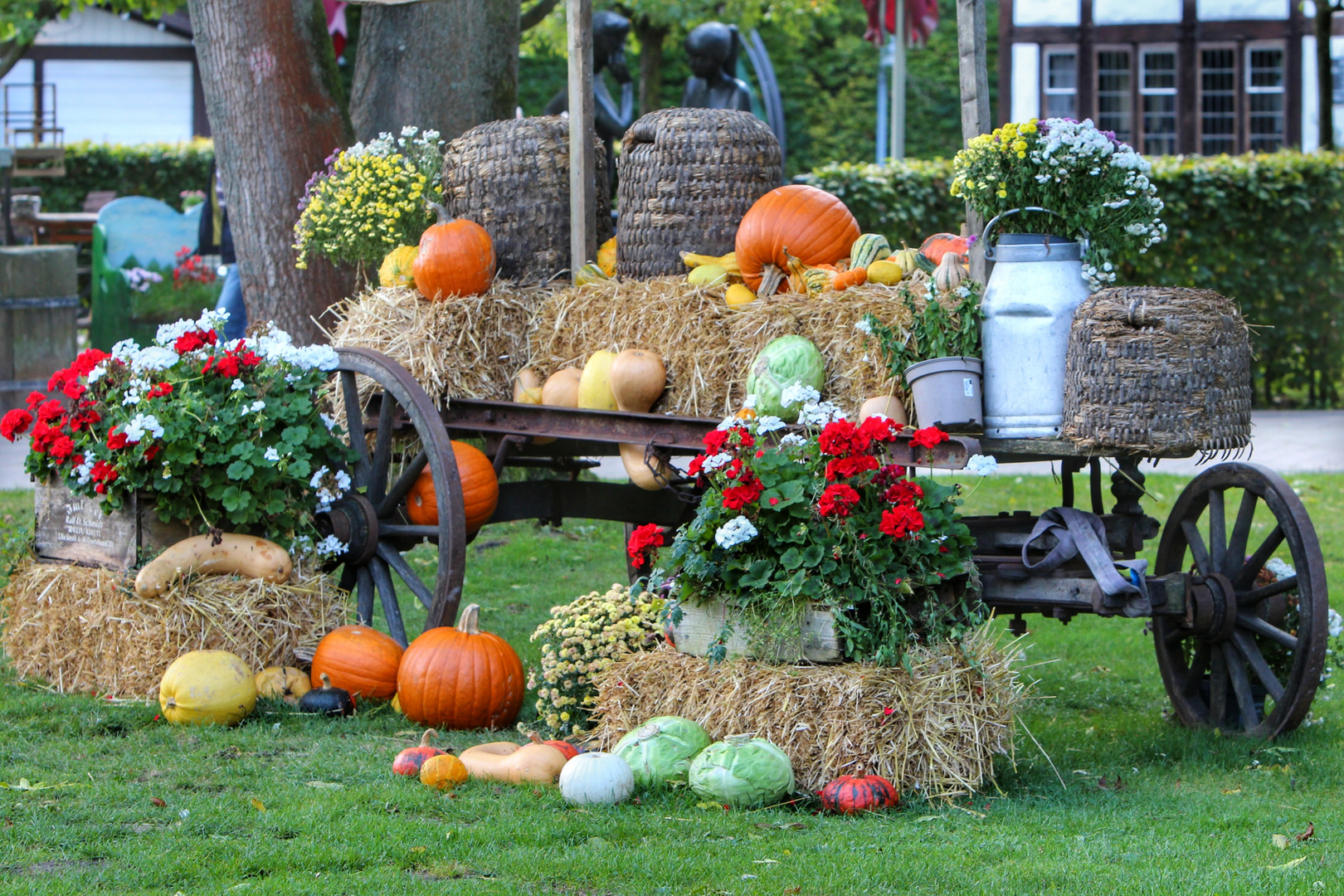 Herbstdeko in Bad Sassendorf 