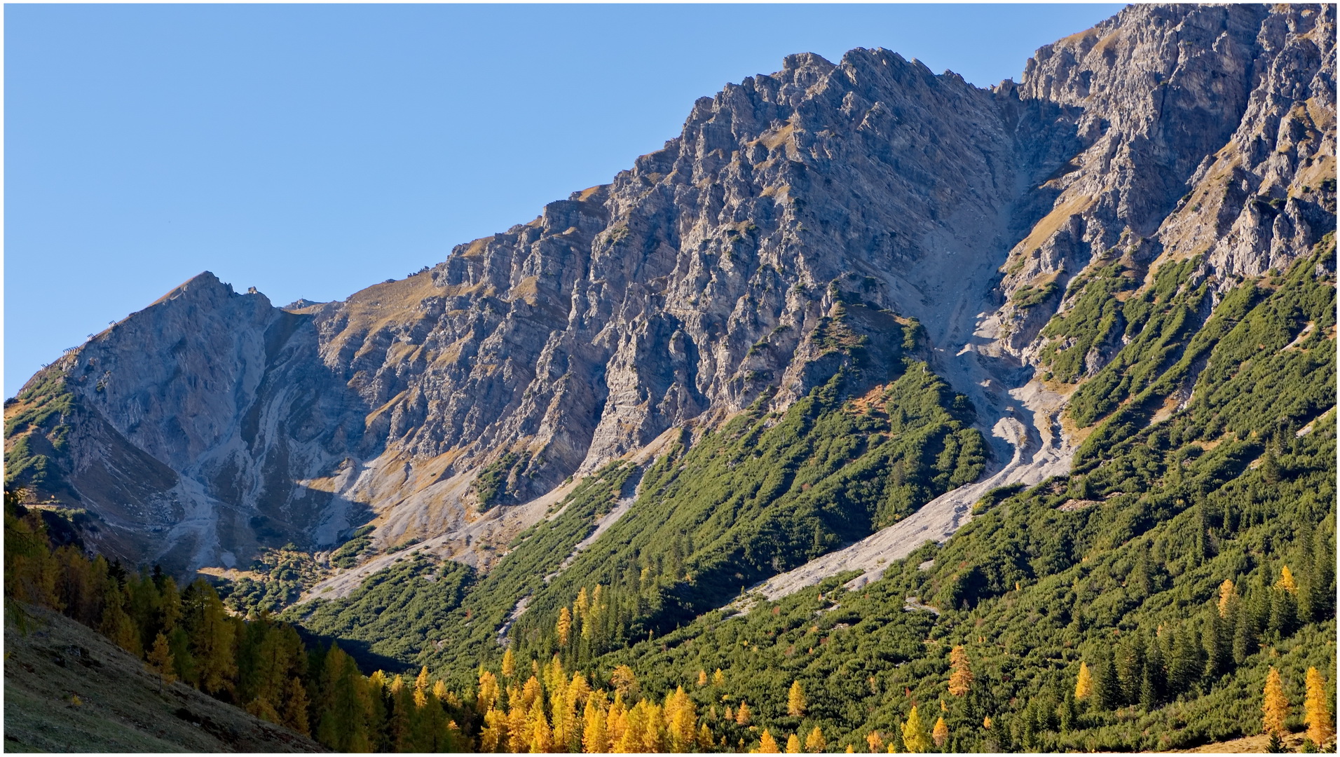 Herbstfärbung  2021-10-24  Brandnertal