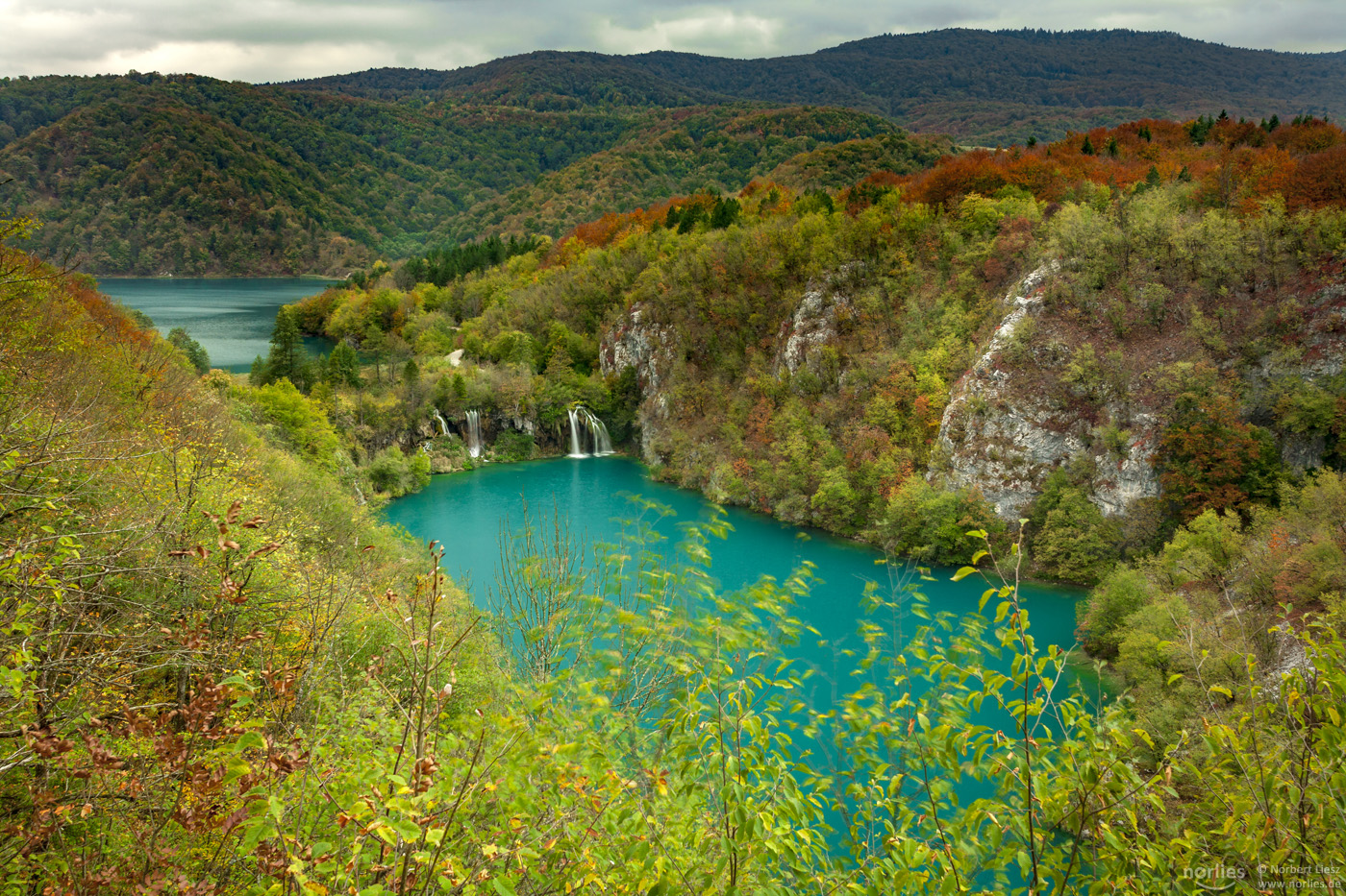 Herbstfärbung an den Plitvicer Seen