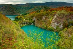 Herbstfärbung an den Plitvicer Seen