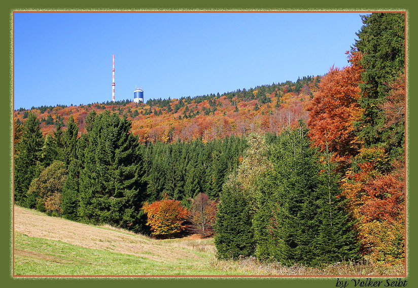 Herbstfarben ab Inselsberg