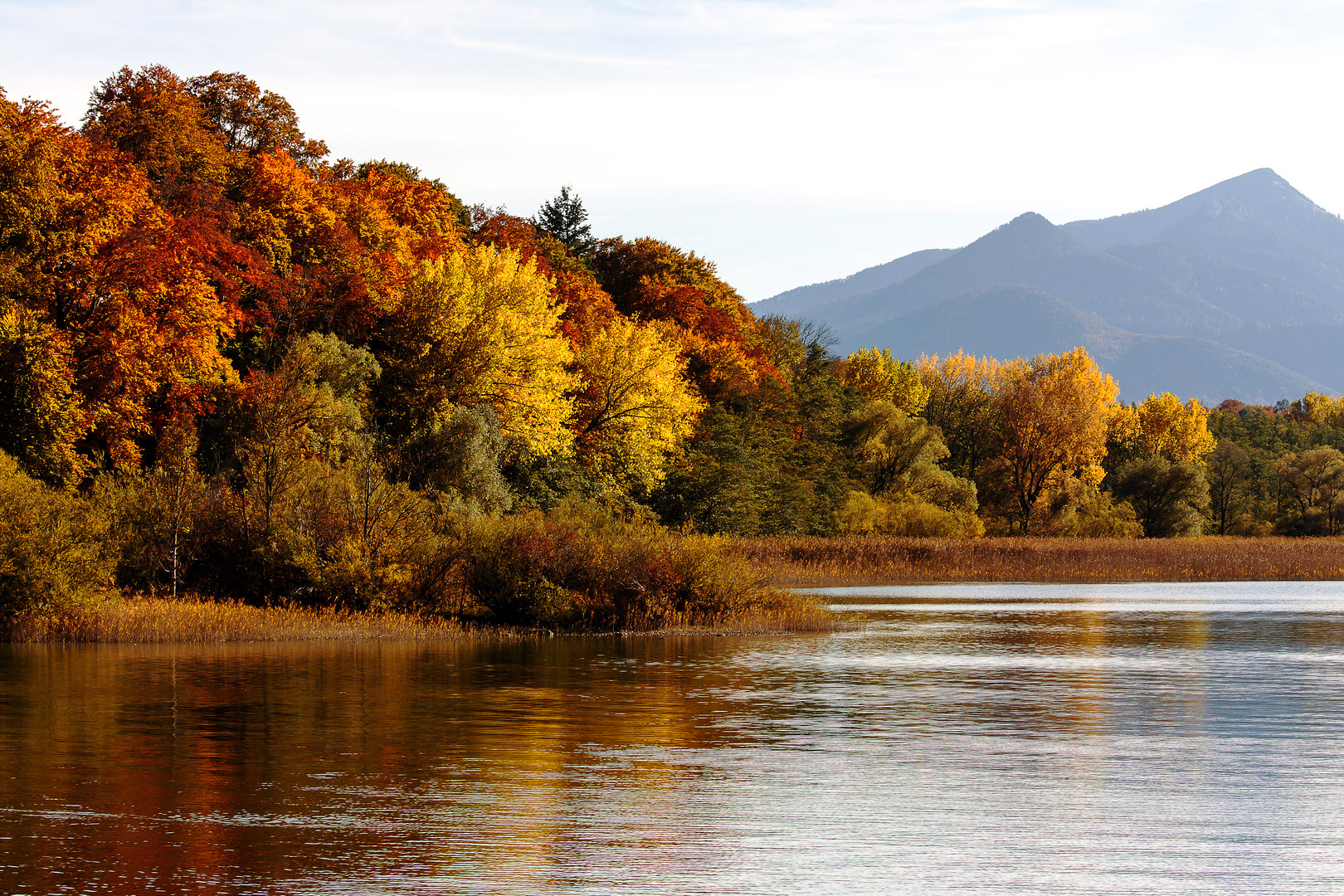 Herbstfarben am Chiemsee