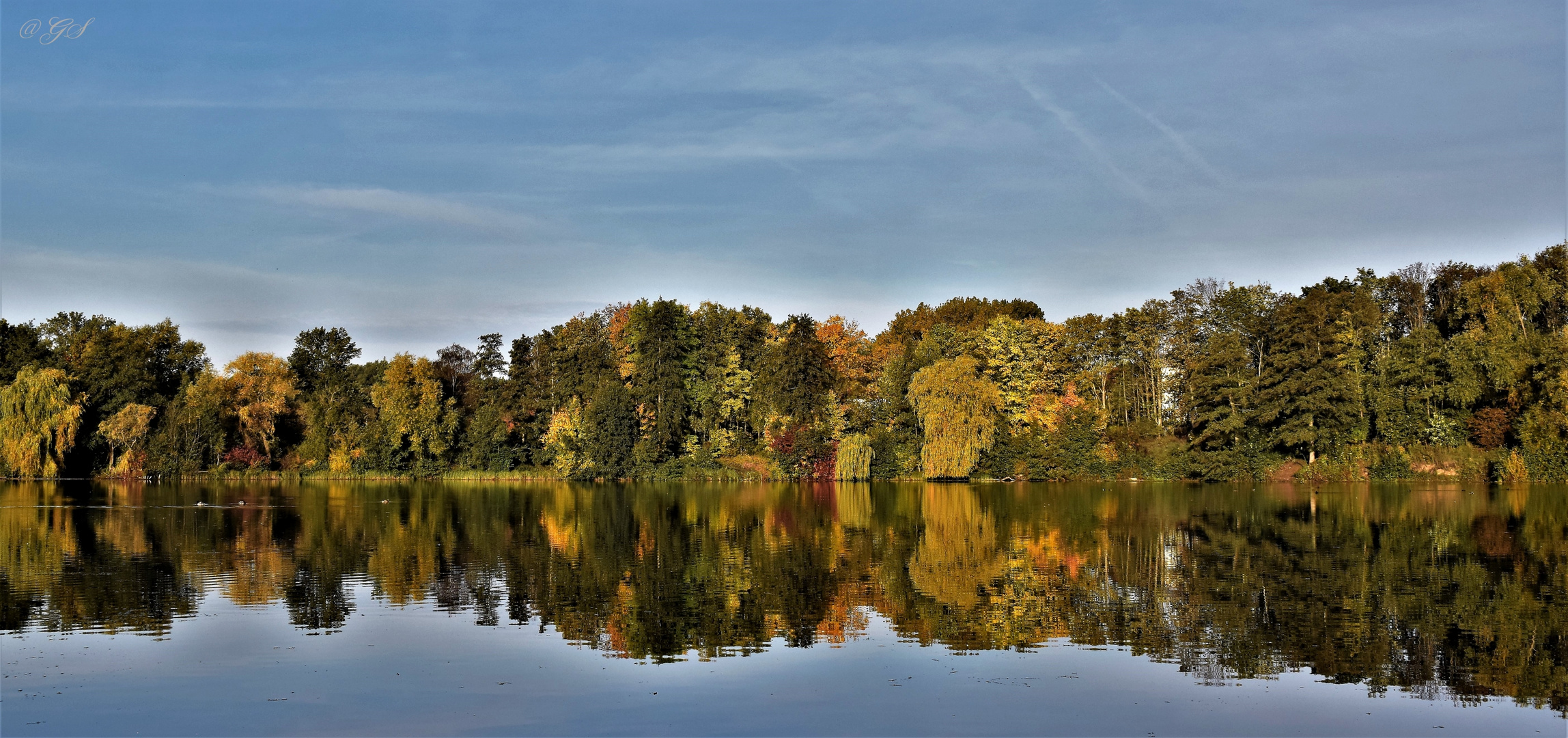 Herbstfarben am See