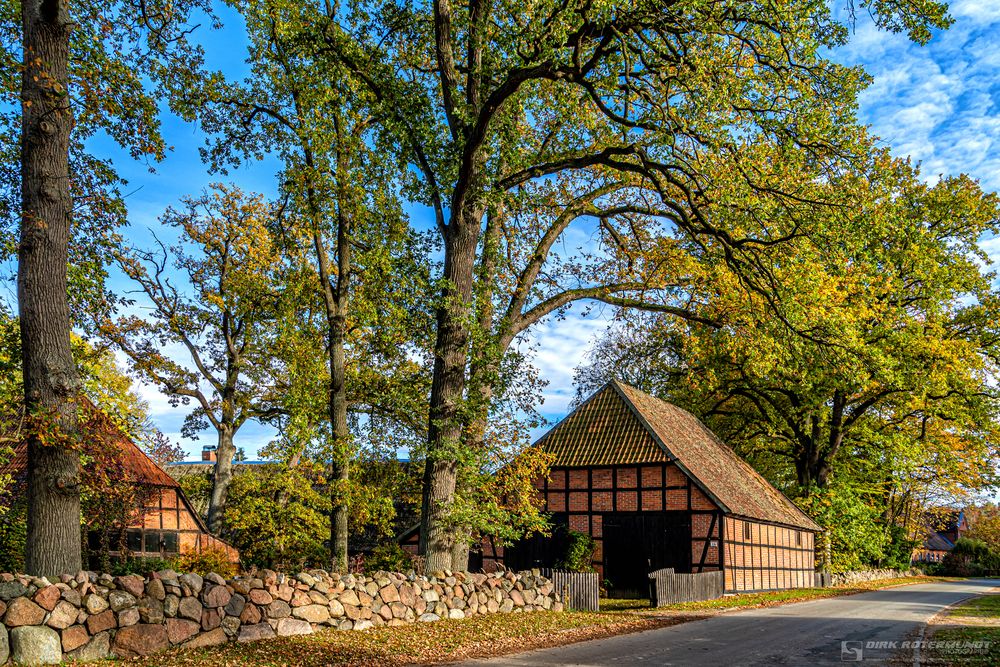 Herbstfarben auf dem Lande