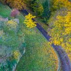 Herbstfarben: Blick von  der Wachtenburg bei Bad-Dürkheim