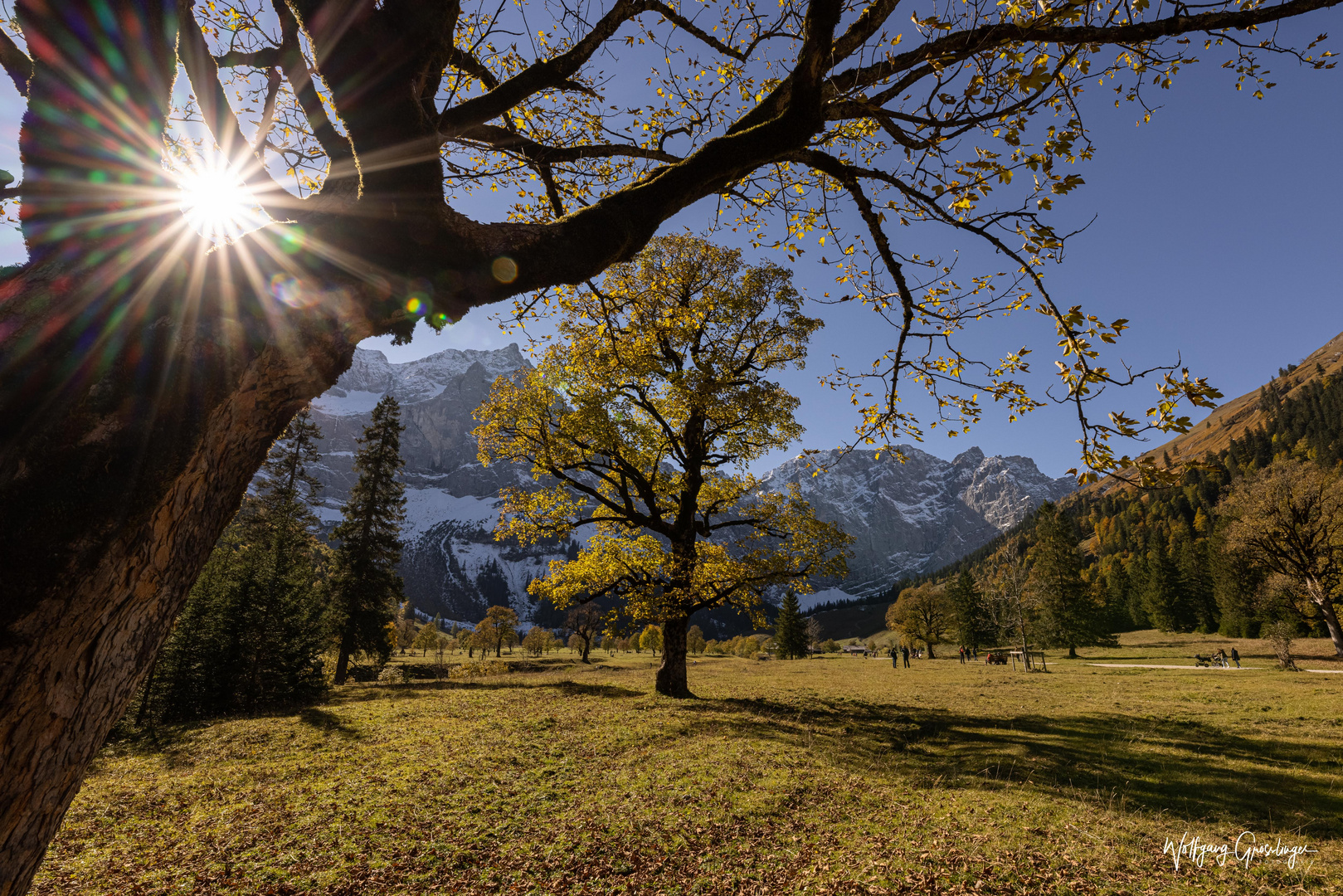 Herbstfarben im Ahornboden