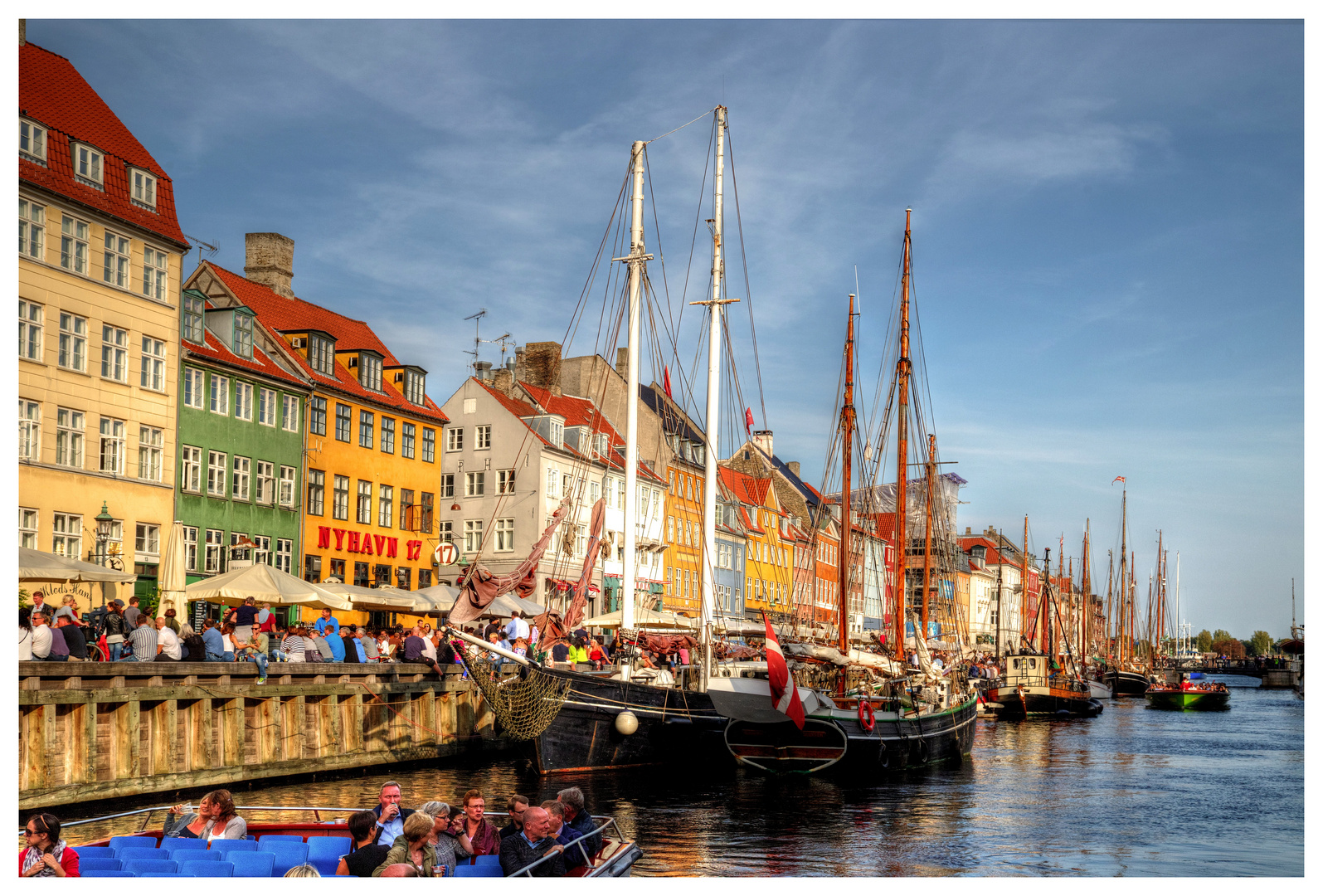 Herbstfarben in Nyhavn