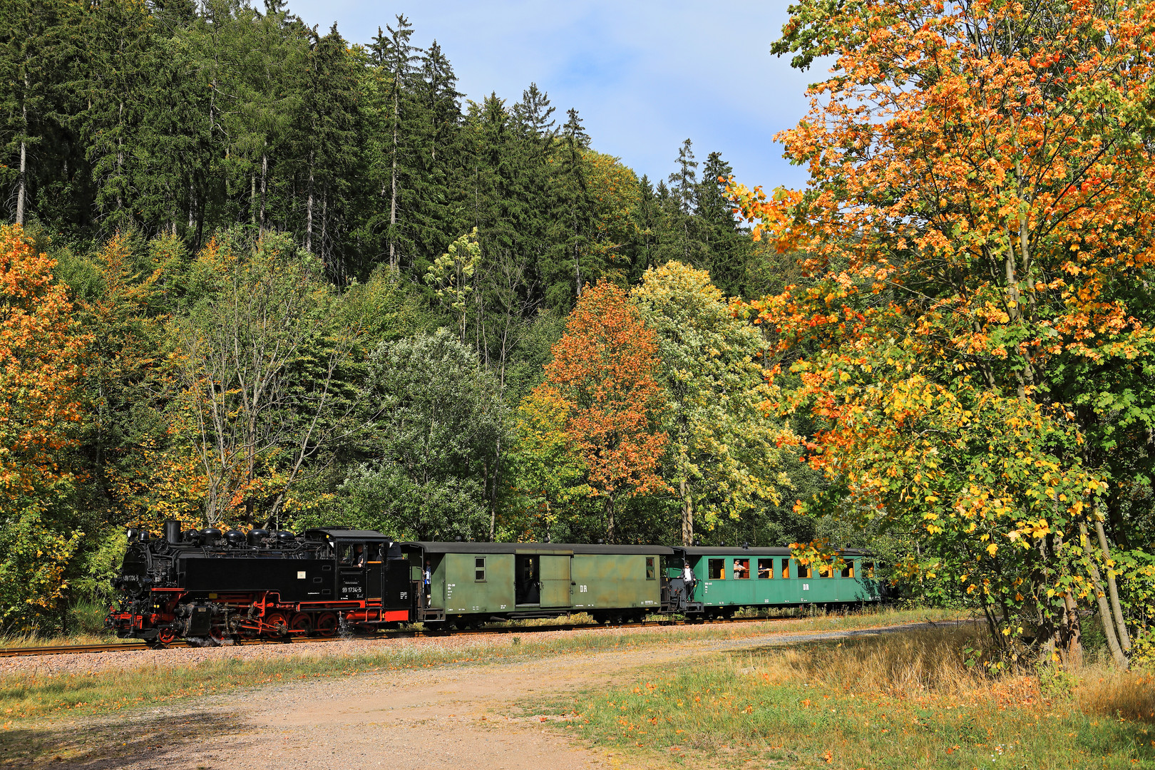 Herbstferien auf der Weißeritztalbahn 02