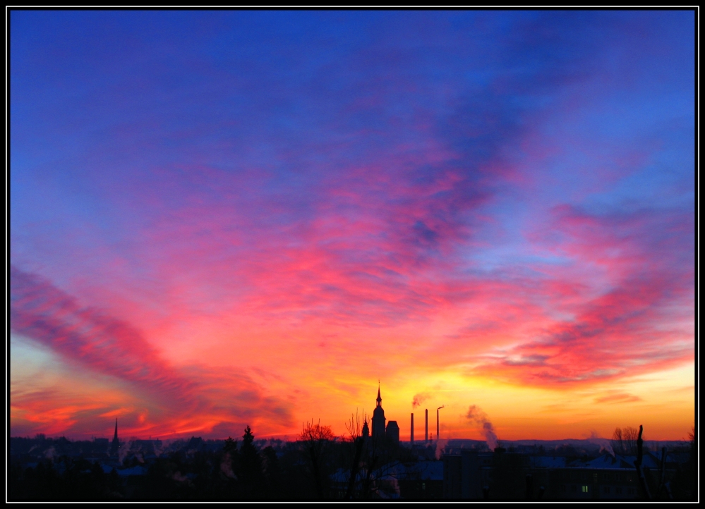 Herbstfeuerwerk