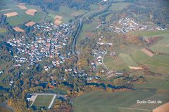 Herbstflug über Kraftsolms (Lahn-Dill Kreis)