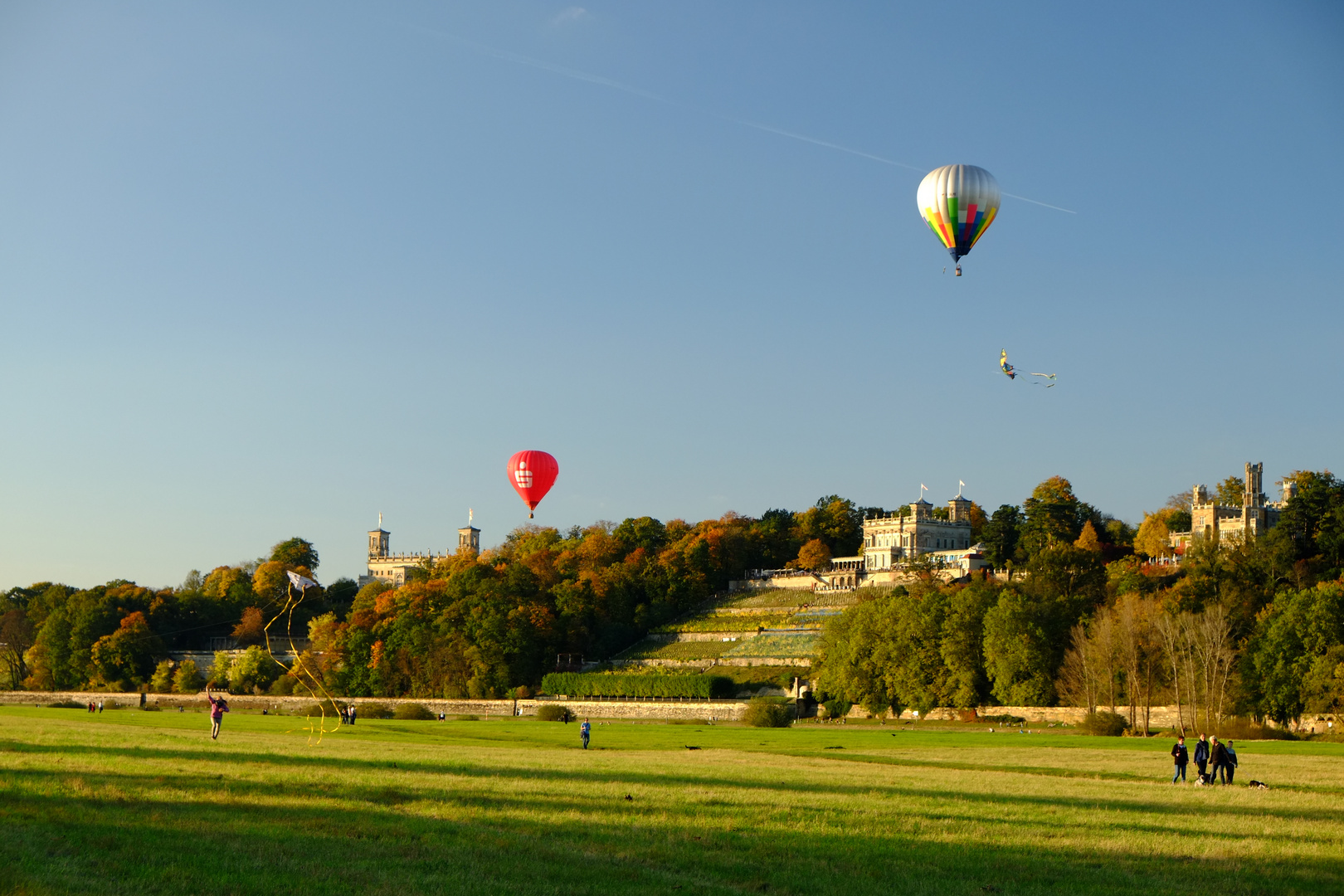 Herbstfreuden an der Elbe Dresden 1