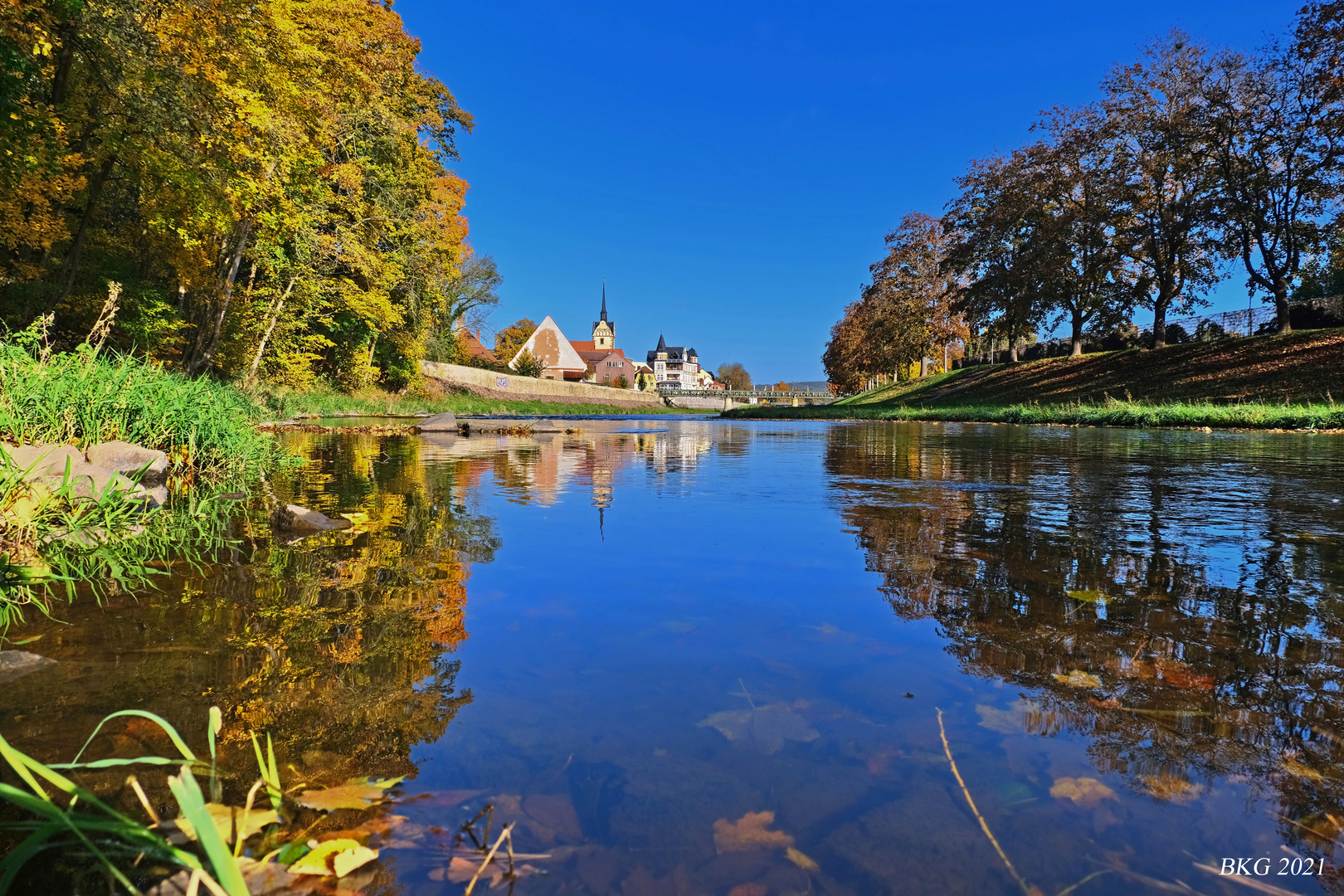 Herbstgold an der Weißen Elster